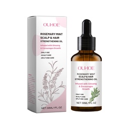 OUHOE Rosemary Hair Care Essential Oil Improves Dry Hair, Moisturizes And Smoothes Hair And Scalp Massage Essential Oil