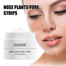 OUHOE Remove Blackheads Peel Nose Mask, Deep Clean Remove Blackheads Acne And Tighten Pores Strawberry Nose Mask