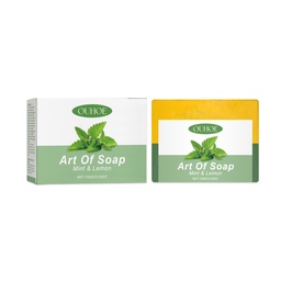 OUHOE Mint Lemon Solid Soap Gently Cleanses The Body And Moisturizes The Skin With Hand-Made Essential Oil Nourishing Bath Soap