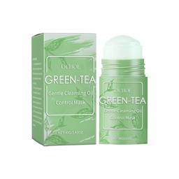 OUHOE Green Tea Oil Control Cleansing Mask, Balance Skin Oil Secretion Hydrating, Filling And Tender Oil Control Mask