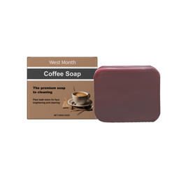 West&Month Coffee Cleansing Soap, Coffee Essence Gently Cleans, Nourishes, Moisturizes And Brightens The Skin