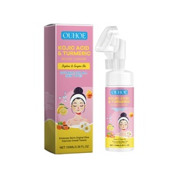 OUHOE Kojic Acid Turmeric Mousse Cleanser Moisturizes And Locks Water Temperature And Cleanses Clear And Clear Skin Foam Cleanser