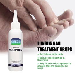 OUHOE Gray Nail Repair Drops, Repair Hand And Foot Gray Nails Soft And Bright Nail Thickening Nail Care Solution