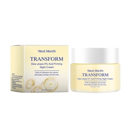 West&Month Firming Cream Moisturizes, Removes Fine Lines, And Improves Facial Skin Elasticity, Smoothness And Fineness