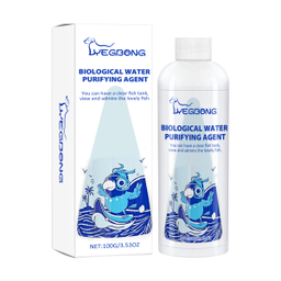 Yegbong Fish Tank Water Purifier Algae Powder, Fish Tank Clean To Remove Moss Algae Water Does Not Hurt Fish Moss Removal Agent