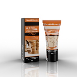 West&Month Men's Abdominal Cream Strengthen Abdominal Cream Build Muscle And Tighten Abdomen Fitness Firming Massage Cream