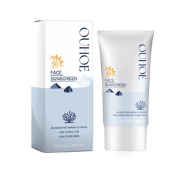 OUHOE Face Sunscreen, Facial Ministry Skin Protective Hydrating Lightsome Texture Refreshing But Not Oily