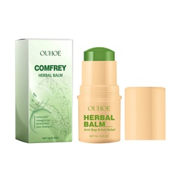 OUHOE Comfrey Herbal Balm, Relieve Skin Mosquito Bites Itch Relieving Itching Repair Cream Bar For External Use Only