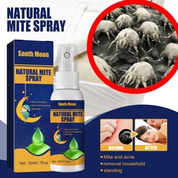 South moon Natural Mite Spray, Home Bedroom Sofa Quilt Cloth Removal Mite And Lice Egg Spray
