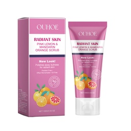OUHOE Brightening Face Scrub, Gently Cleansing Exfoliating Dead Skin Brightening Soft Cleansing Scrub