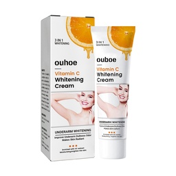 OUHOE Vitamin C Armpit Beauty Cream, Fade Joint Melanin Brightening Skin Improves Dullness Beauty Skin Cream