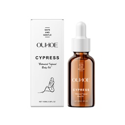 OUHOE  Cypress Body Oil，Daily Gently Moisturizes Whole Body Skin With Cypress Plant Body Care Massage Essential Oil