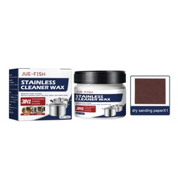 Jue-Fish Metal Polishing Wax, Household Kitchen Range Hood Pot Cleaning, Rust Removal, Grease Polishing Cleaner