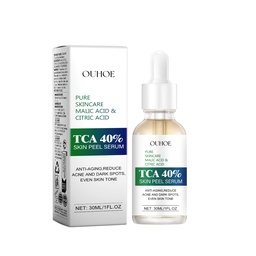 OUHOE TCA 40% Skin Peel Serum, Firming Skin Contractive Pore Fade Out Fine Lines Wrinkles Moist Haun White Filling