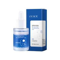 OUHOE Blue Copper Peptide Facial Essence Nourishes Skin, Firming, Gentle Care, Moisturizing And Brightening Facial Essence