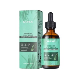 OUHOE Rosemary Hair Care Essential Oil, Gently Nourishes Hair, Brightens, Moisturizes And Softens Hair Care Essence