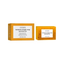 OUHOE Turmeric & Kojic Soap, Gentle Cleansing Skin Moisturizing Facial Body Care Soap