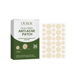OUHOE Anti-Acne Patch, Gentle Cleansing Helps Relieve Facial Blemishes Appearance Concealer Breathable Facial Care Patch