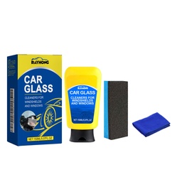 Rayhong Windscreen Car Cleaner, Windscreen Rearview Mirror Cleaning Oil And Fog Remove Cleaner