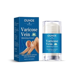OUHOE Varicose Vein Slimming Cream, Vein Repair Body Care Reduces Leg Muscle Swelling Earthworm Leg Slimming Cream