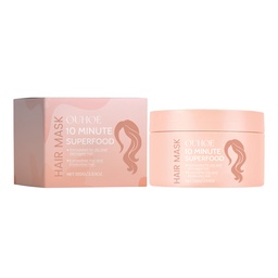 OUHOE 10 Minute Superfood Hair Mask, Nourishing And Hydrating Repair Dry And Irritated Hair Smooth Glossy Oil Control Hair Mask
