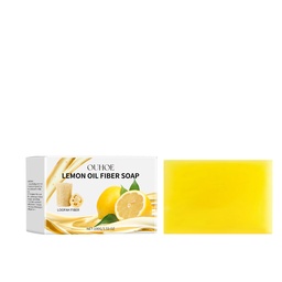 OUHOE Honey Lemon Oil Fiber Soap, Gentle Cleansing And Moisturizing Body And Skin Refreshing Skin Care Lubricant Soap