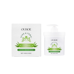 OUHOE  Aloe Vera Firming Moisturizer, Gentle Moisturizing Facial Skin Glow Moisturizing Cream