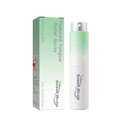 South Moon Fissured Tongue Relief Spray, Relieve Cracked Tongue And Fresh Breath Deodorizer Mouth Spray