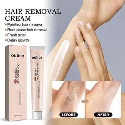 OUHOE Soothing Hair Removal Cream, Full Body Underarm Gentle Not Irritate Skin Smooth And Delicate Hair Removal Cream