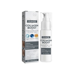 OUHOE Collagen Anti-Aging Serum, Fade Fine Lines And Dark Spots Hydrating Anti-Wrinkle Repair Essence