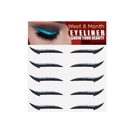 West&Month Eyeshadow Stage Makeup Eye Makeup European And American Eyeliner Self-Adhesive Double Eyelid Eye Makeup