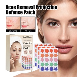 West&Month Acne Removal Protection Defense Patch, Color Profile-shaped Portable Invisible Cover Acne Patch