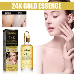 OUHOE 24k Facial Essence, Shrink Pores Hydrates And Brightens Skin, Firming And Repair Essence