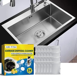Jue-Fish Sink Cleaning Tablets, Kitchen Sink Cleaning Stains And Oil Cleaning Pipes Cleaning Effervescent Tablets