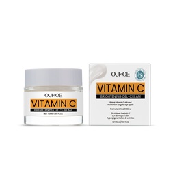 OUHOE  Vitamin C Facial Gel Cream, Gentle Nourishing, Brightening, Moisturizing, Hydrating And Light Line Moisturizing Skin Cream