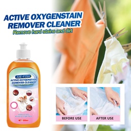 Jue-Fish Clothes Stain Remover, Removes Stubborn Stains, Oil And Sweat Stains Laundry Cleaner