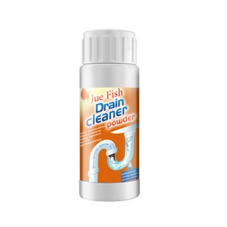 Jue-Fish Drain Cleaner Powder, Quick Dissolves Kitchen Sink Toilet Floor Drain Bathtub Clog