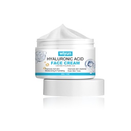 WIYUN Hyaluronic Acid Face Cream, Fade Wrinkles Repair Skin Barrier Moisturizing Moisturizing Skin Anti-Wrinkle Cream