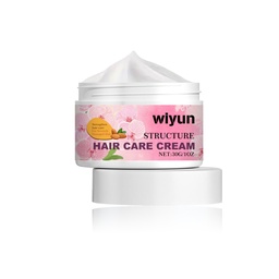 Wiyun Structure Hair Care Cream, After Repair Dry Short-Tempered Dye Color Moisturizing Smooth Hair Conditioner