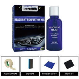 Rayhong Headlight Renovation Kts, Car Headlight Coating Reconditioning Agent Car Light Plating Crystal Reconditioning Repair