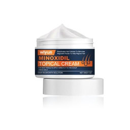 Wiyun Minoxidil Topical Cream, Strong Fluffy Hair Moisturizing Hair Fall Prevention Compliance Bright Hair Hair Cream