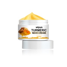 Wiyun Turmeric Neck Cream, Lighten Neck Line Firming Radiance Skin Hydrating Anti-Wrinkle Swan Neck Line Cream