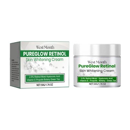 West&Month Retinol Brightening Cream, Improves Skin Dullness, Brightens, Hydrates, Nourishes And Rejuvenates Skin