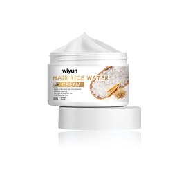WIYUN Hair Rice Water Cream, Scalp Massage Hydrating And Moisturizing Hair Roots Repair Dry Hair Impetuous Smooth Hair Care