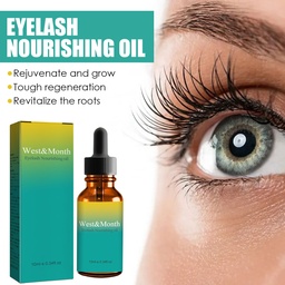 West&Month Eyelash Nourishing Oil, Natural Lengthening And Curling Volumizing Thick Mascara