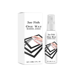 Jue-Fish One Way Mirror Spray, Window Glass Mirror Cleaner Household Bathroom Toilet Dirt Cleaner