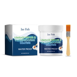 Jue-Fish Multi-Purpose Leak Repair Coating, Roof Wall Asphalt Roof Leak Proof Glue Liquid Coil Leak Repair Glue
