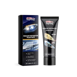 Rayhong Headlight Restoration Polish Paste, Car Lamp Care Scratches Repair Clean Refurbished Polishing Paste