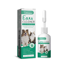 Yegbong Pet Ear Drops For Cats And Dogs Universal Ear Canal Clean Ear Mite Deodorizing And Itchy Cleaning Ear Wash