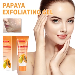 West&Month Papaya Exfoliating Gel, Moisturizing Skin With Gentle Cleansing Keratin Brightening Gel